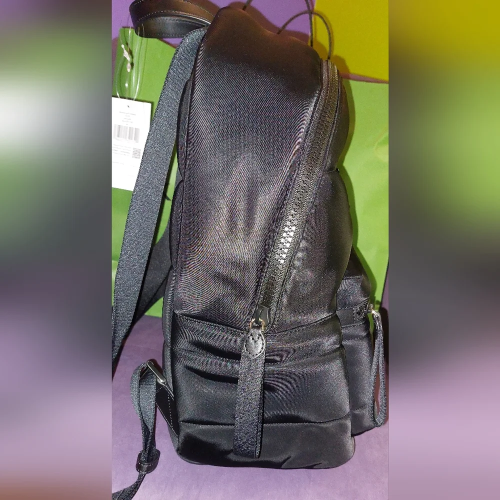 Kate Spade Ella Puffy Backpack in Black - Picture 3 of 8